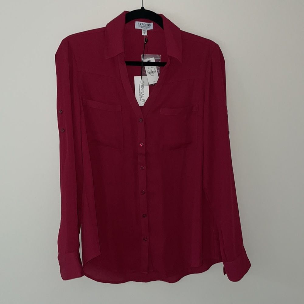 New Express Button Down Shirt